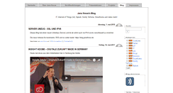 Desktop Screenshot of blog.jensihnow.de